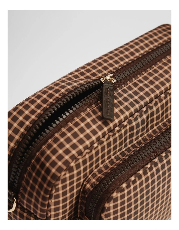 Recycled Polyester Soft Crossbody Bag in Cinnamon image 4