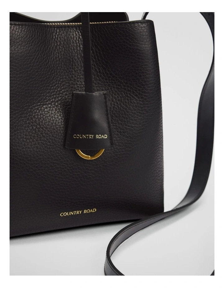 Charli Crossbody Bag in Black image 3
