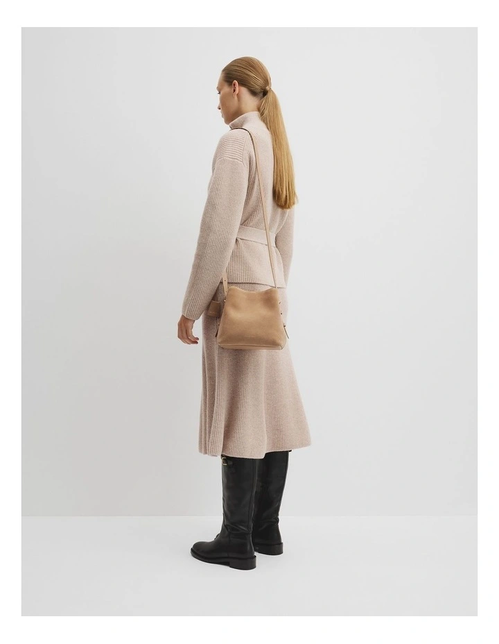 Charli Crossbody Bag in Light Camel image 2