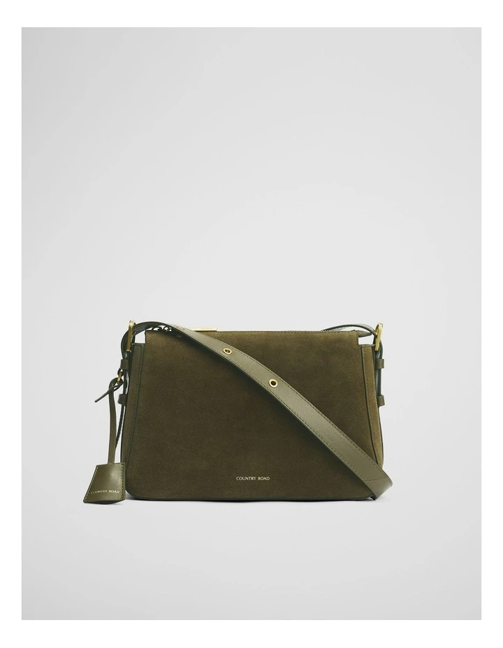 Harley Slouchy Crossbody Bag in Sage image 1
