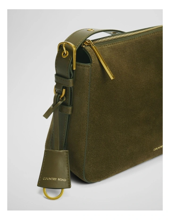 Harley Slouchy Crossbody Bag in Sage image 3
