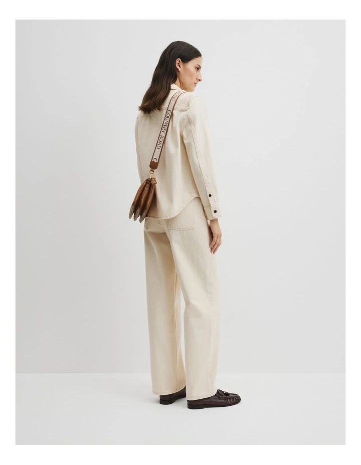 Tri Crossbody Bag in Tan image 2