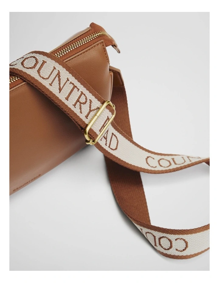 Tri Crossbody Bag in Tan image 4