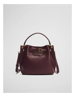 Top Handle Mini Bag in Bordeaux