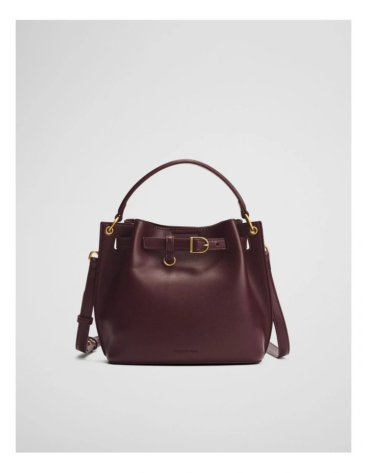 Top Handle Mini Bag in Bordeaux image 1