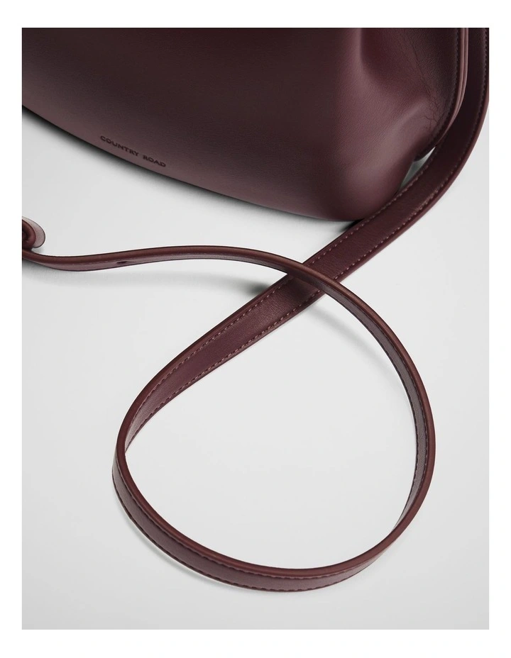 Top Handle Mini Bag in Bordeaux image 3