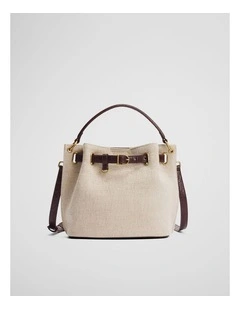 Top Handle Mini Bag in Camel