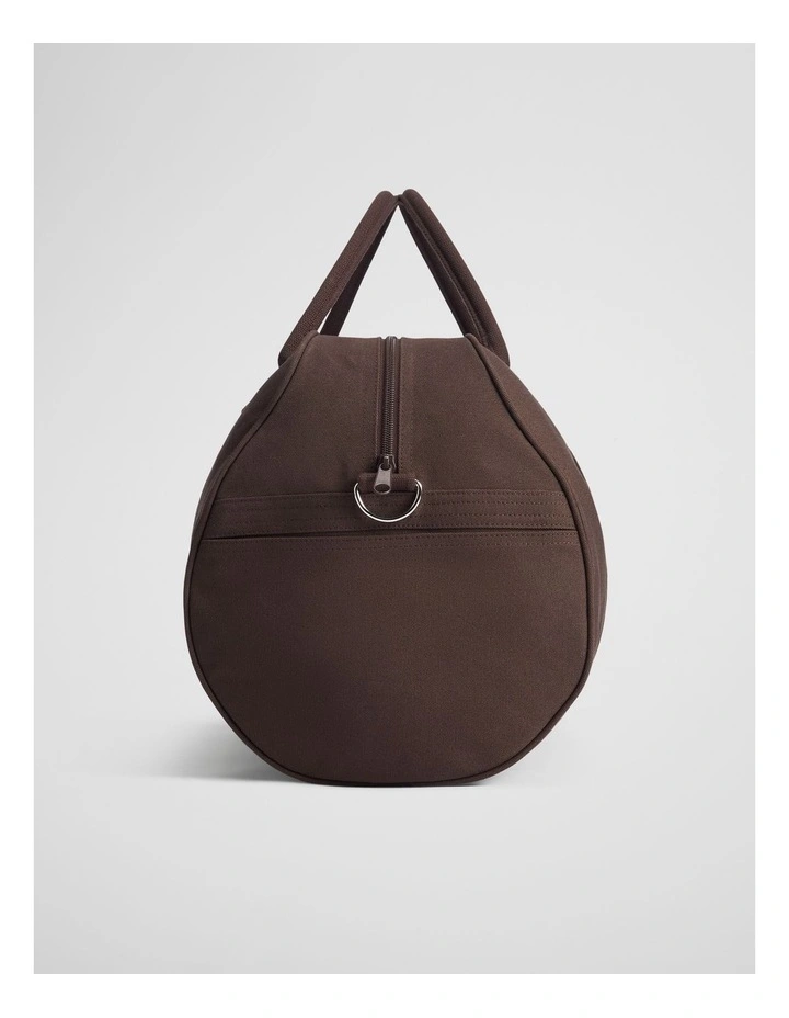 Australian Cotton Heritage Zip Canvas Tote in Espresso image 4