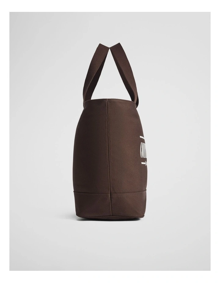 Australian Cotton Printed Heritage Shopper in Espresso image 4