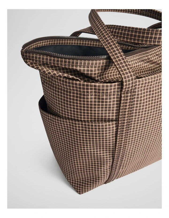 Recycled Polyester Shopper Tote in Cinnamon image 3