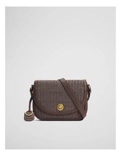 Saddle Crossbody Bag in Chocolate