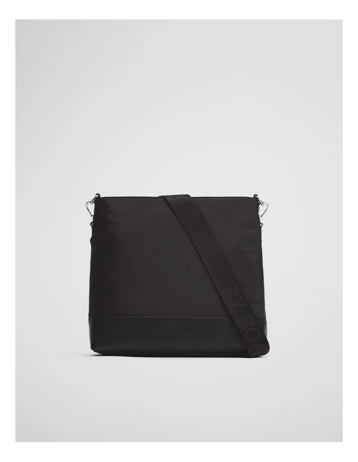 Soft Top Zip Crossbody in Black image 1