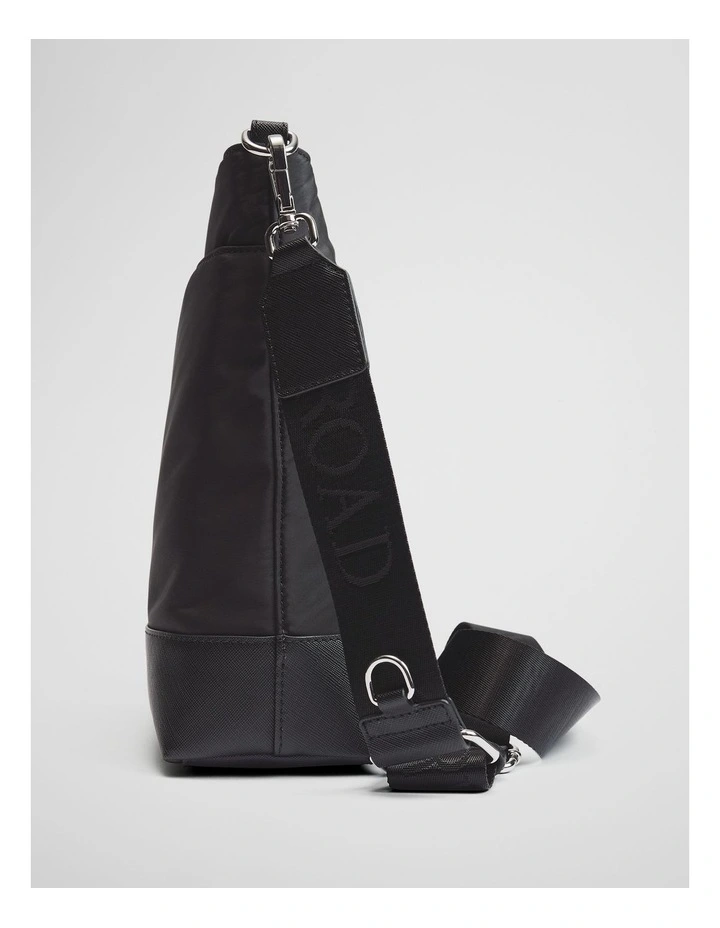 Soft Top Zip Crossbody in Black image 2