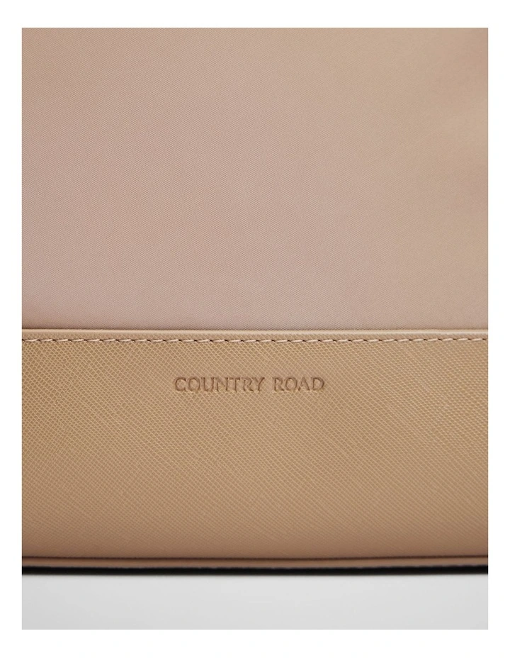 Soft Top Zip Crossbody in Light Sand image 4