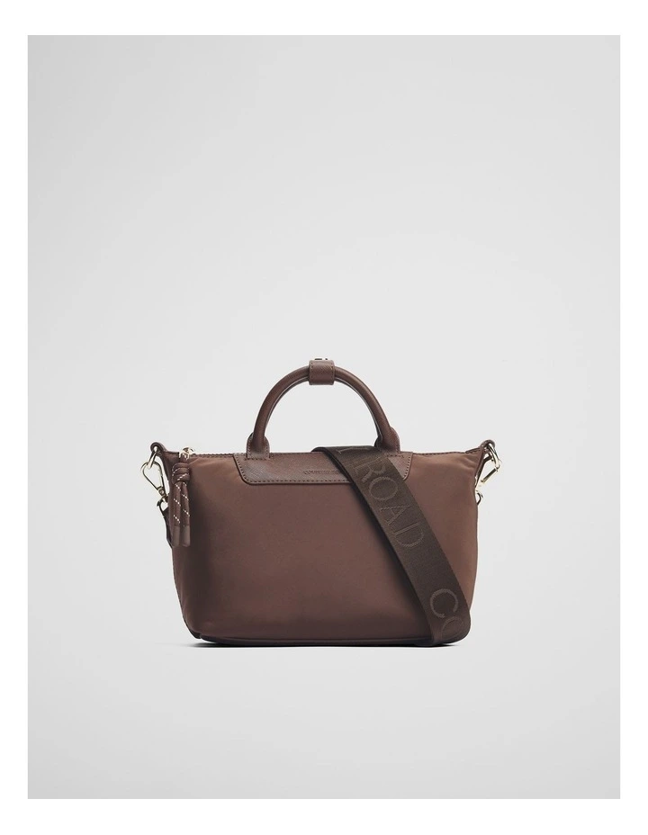 Soft Top Handle Crossbody in Mocha image 1