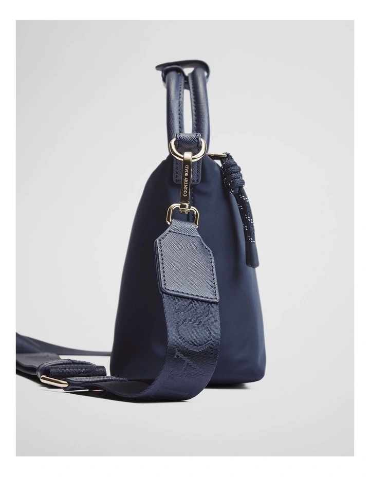 Soft Top Handle Crossbody in Navy image 3