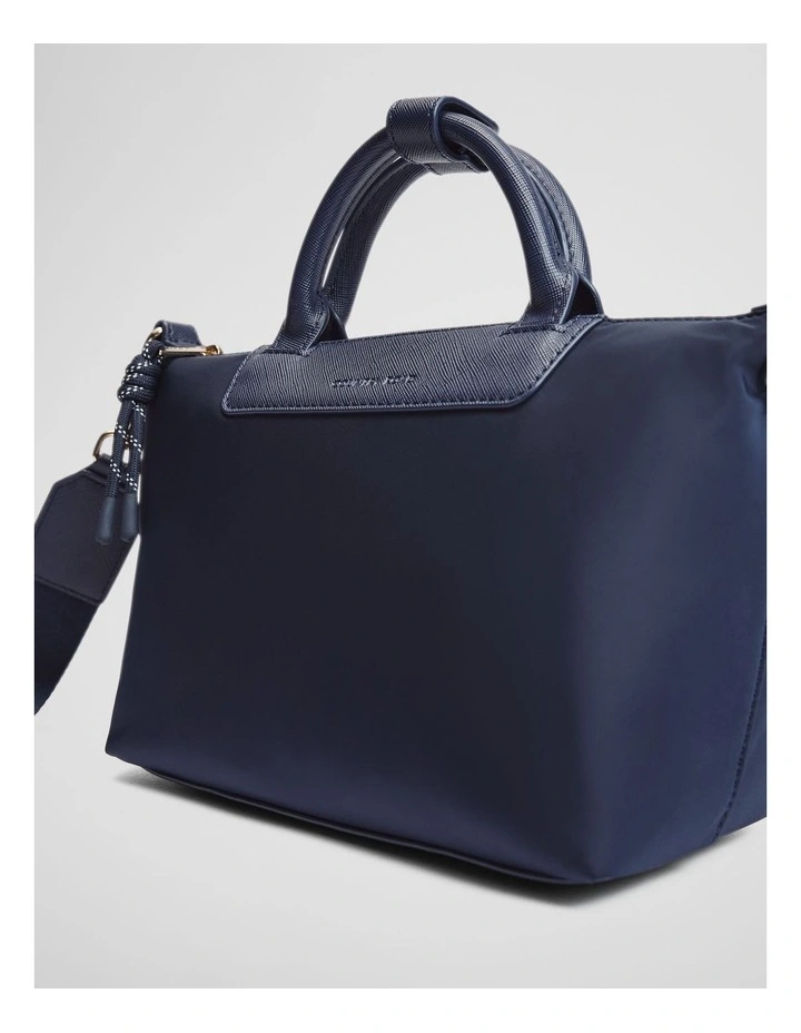 Soft Top Handle Crossbody in Navy image 4