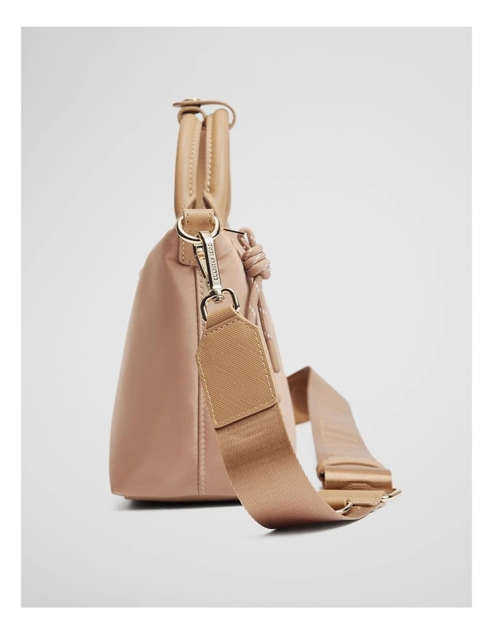 Soft Top Handle Crossbody in Light Sand image 4