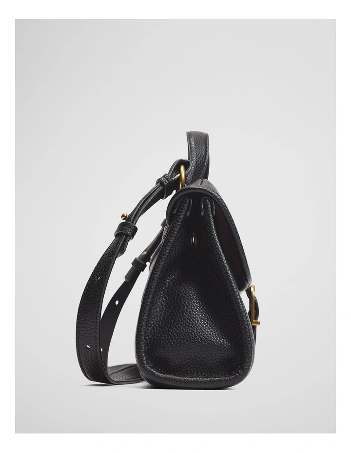 Satchel Crossbody in Black image 2