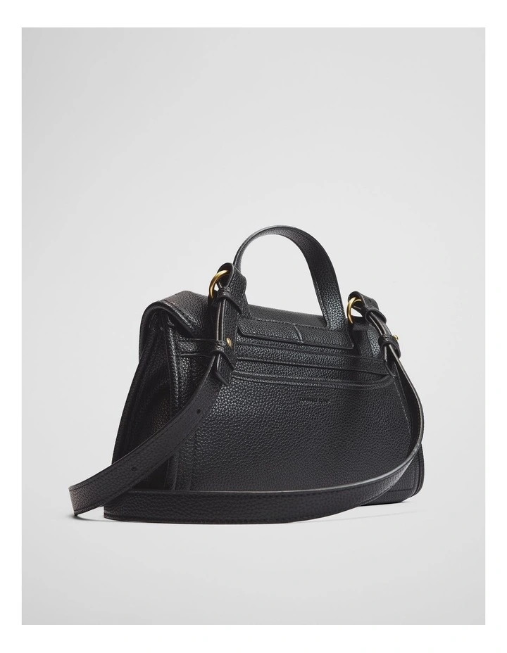 Satchel Crossbody in Black image 3
