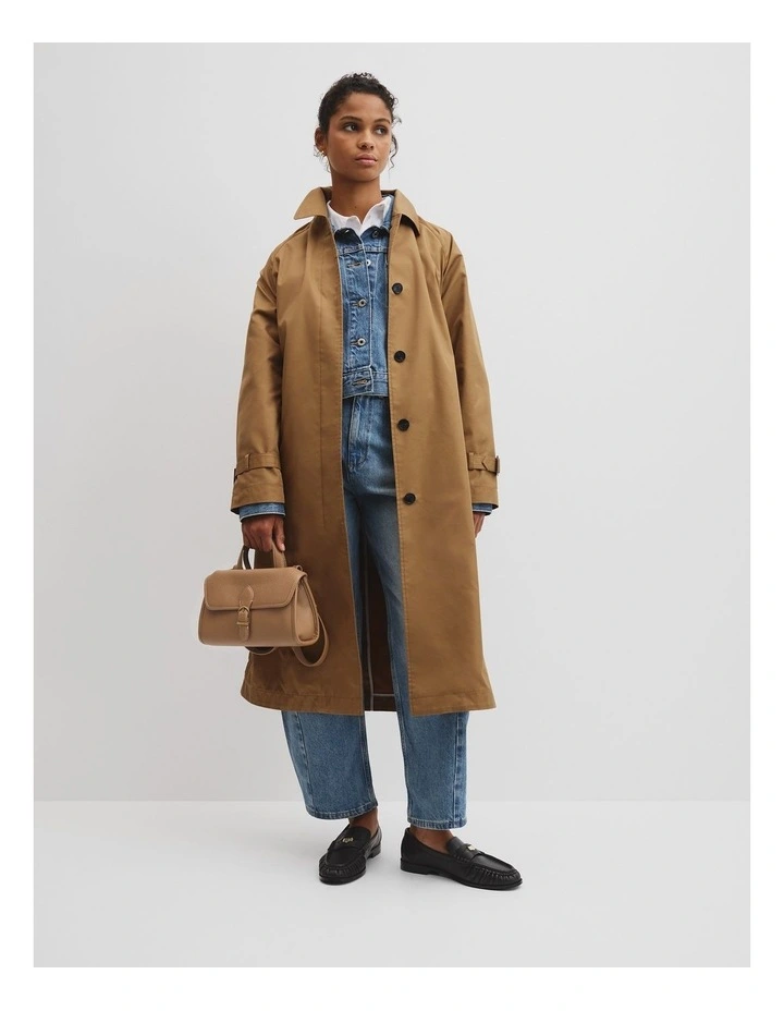 Satchel Crossbody in Camel image 2