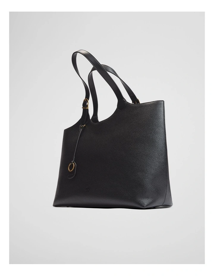 Country Road Buckle Tote Bag in Black image 3
