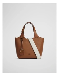 Country Road Buckle Crossbody Bag in Tan