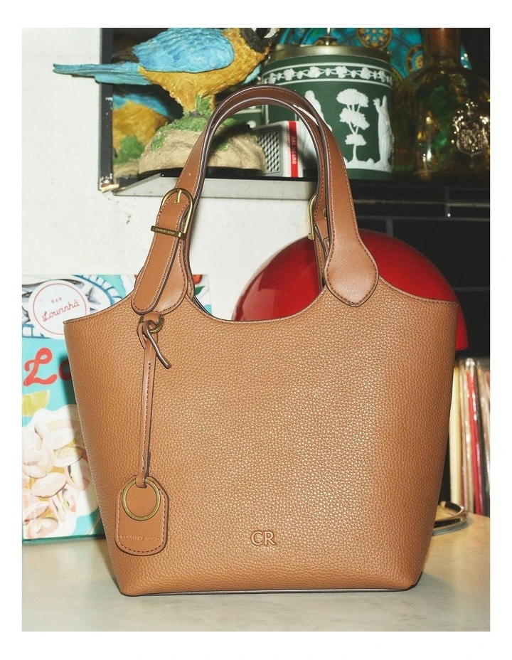 Country Road Buckle Crossbody Bag in Tan image 2