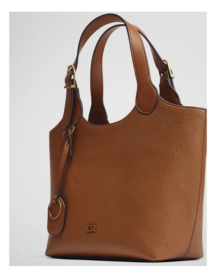 Country Road Buckle Crossbody Bag in Tan image 4