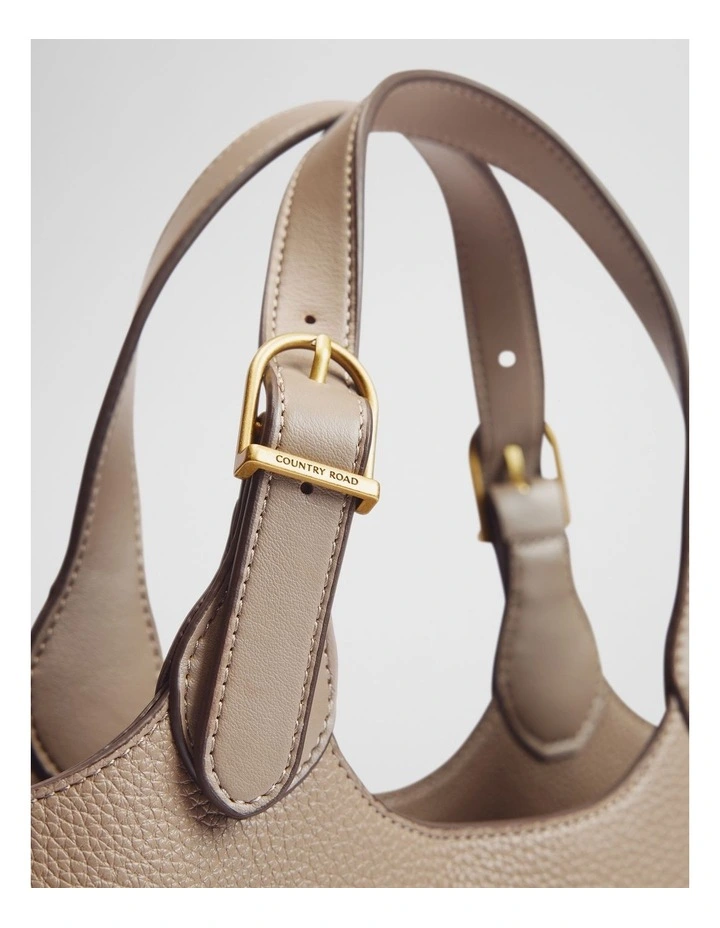 Country Road Buckle Crossbody Bag in Fawn image 4