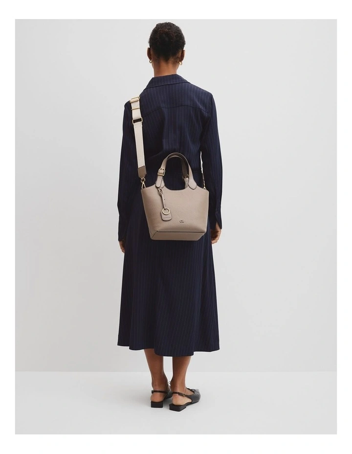 Country Road Buckle Crossbody Bag in Fawn image 5