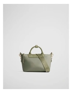 Soft Top Handle Crossbody Bag in Light Sage