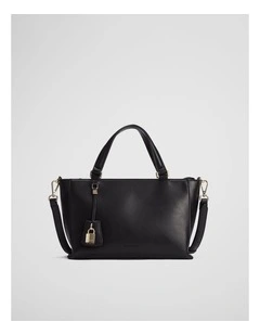 Cr Lock Crossbody Bag in Black