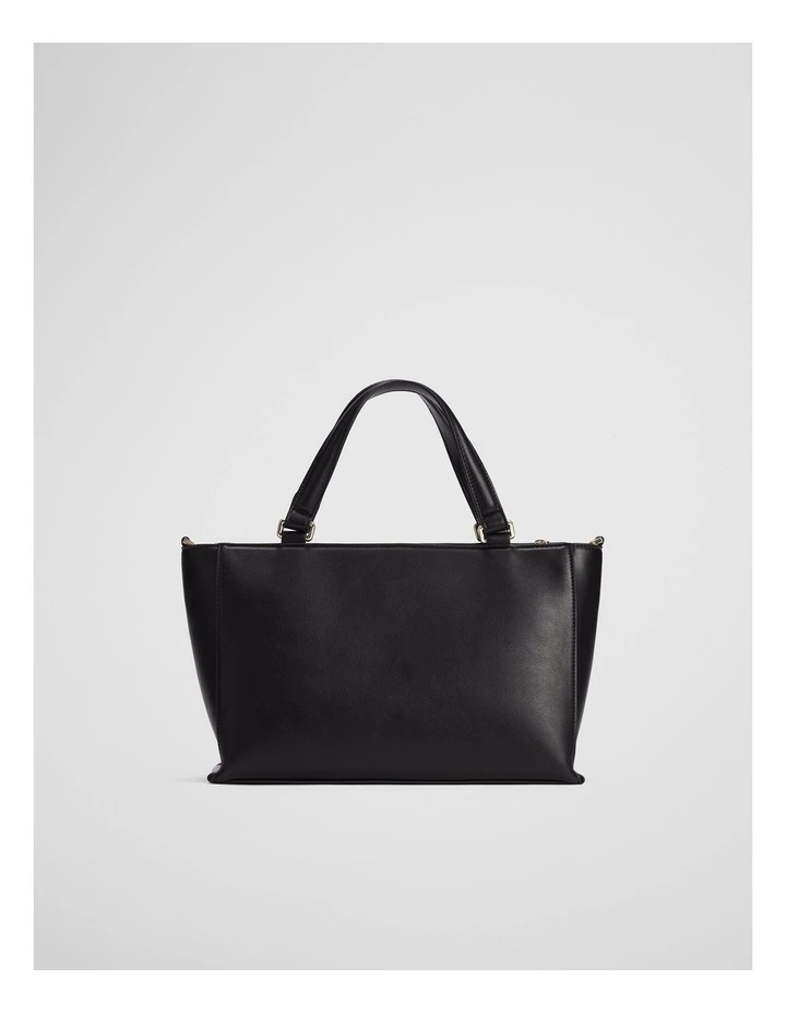 Cr Lock Crossbody Bag in Black image 5
