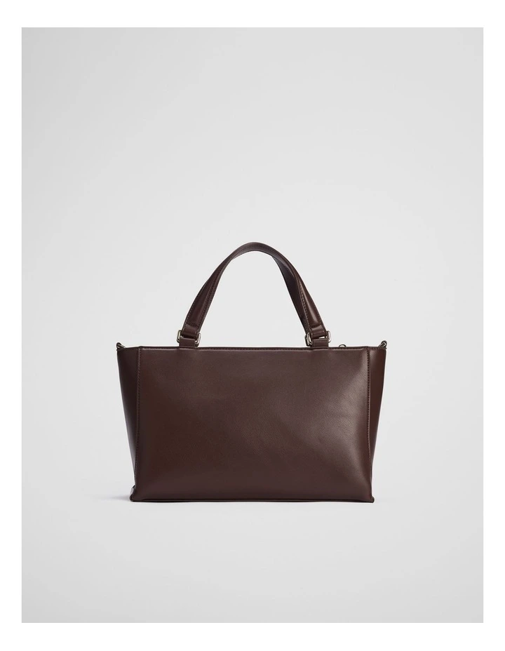 Cr Lock Crossbody Bag in Mocha image 5