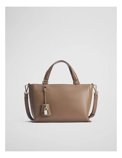 Cr Lock Crossbody Bag in Buff