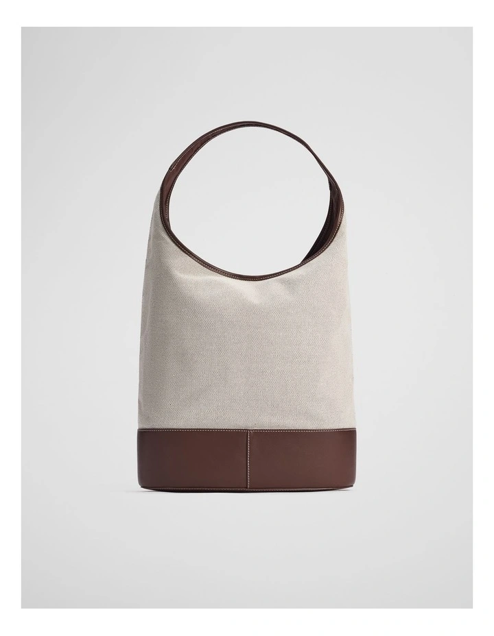 Cr Lock Hobo Bag in Mocha image 5