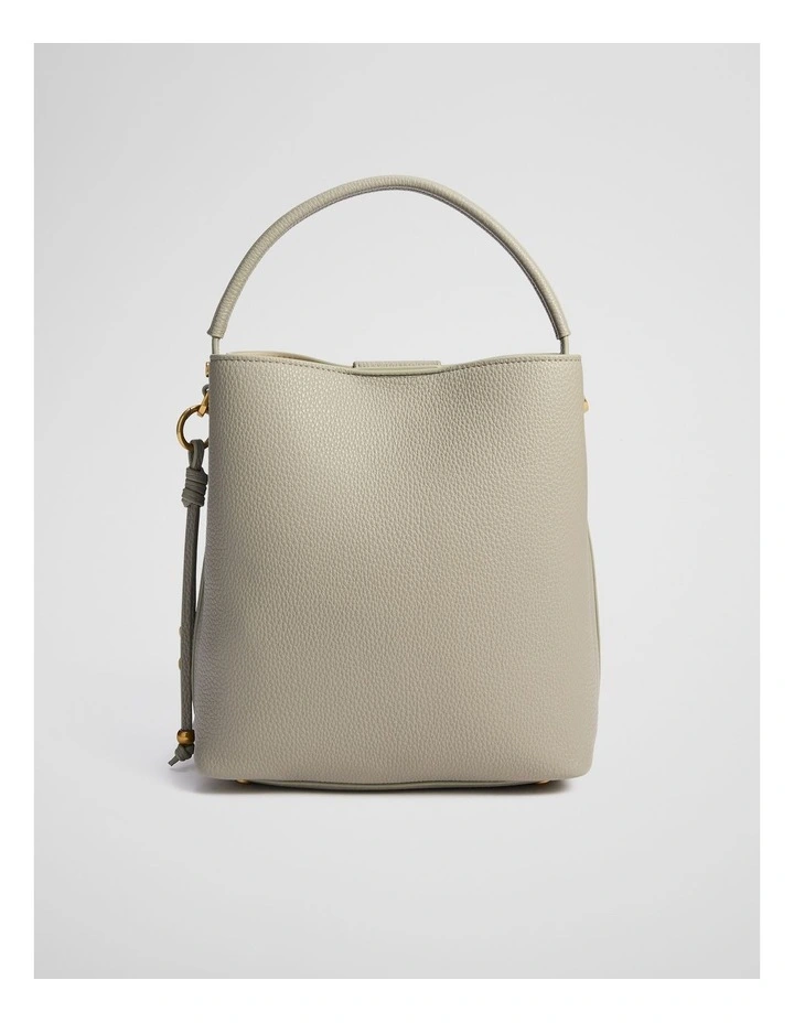 Spliced Bucket Bag in Light Sage image 5