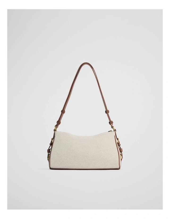 Stud Detail Shoulder Bag in Tan image 5