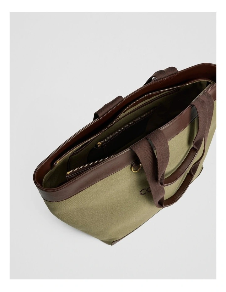 Cr Essential Tote in Khaki image 4