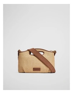 Top Handle Crossbody Bag in Natural