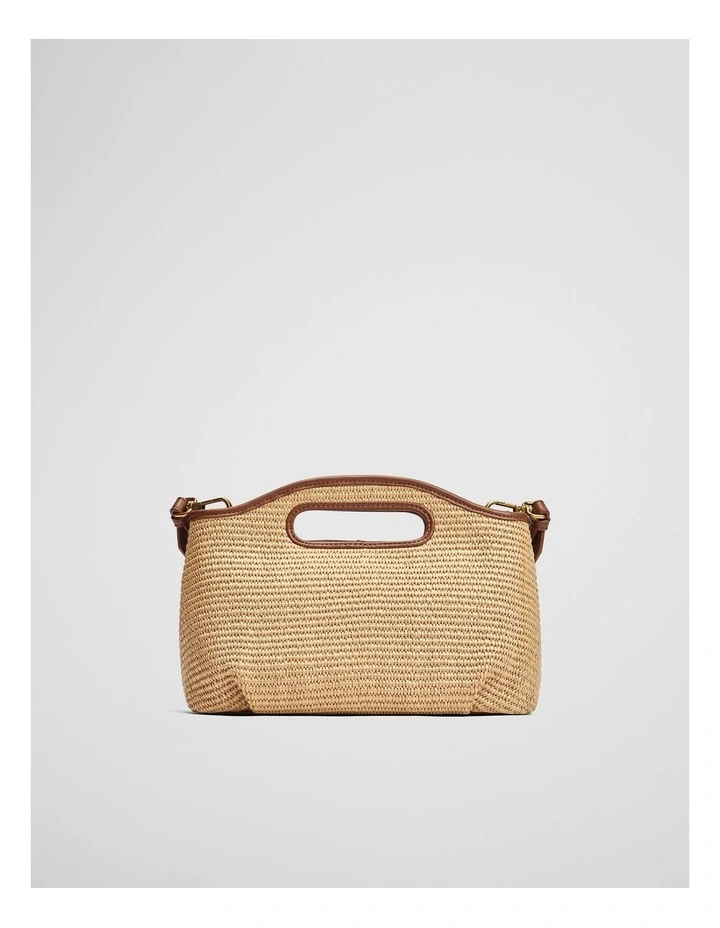 Top Handle Crossbody Bag in Natural image 5