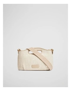 Top Handle Crossbody Bag in Latte