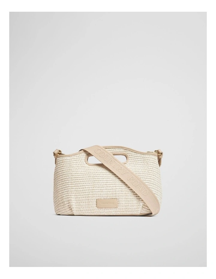Top Handle Crossbody Bag in Latte image 1