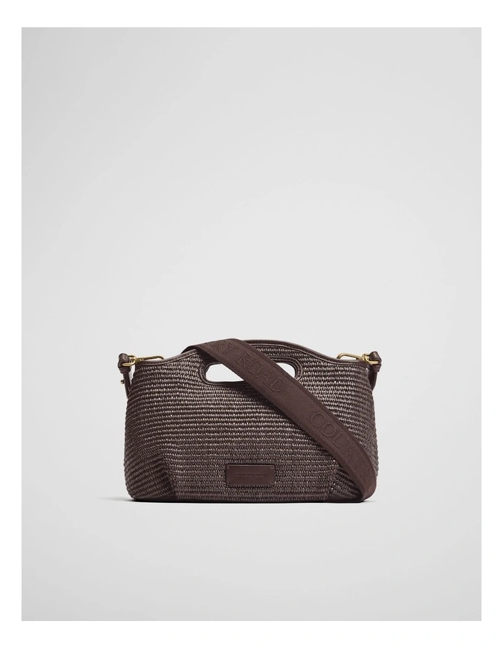 Top Handle Crossbody Bag in Chocolate image 1
