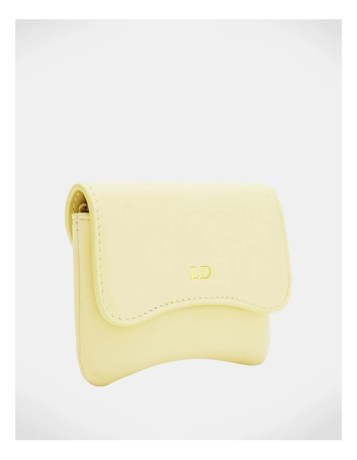 Personalised Arc Wallet Pouch in Lemon image 2