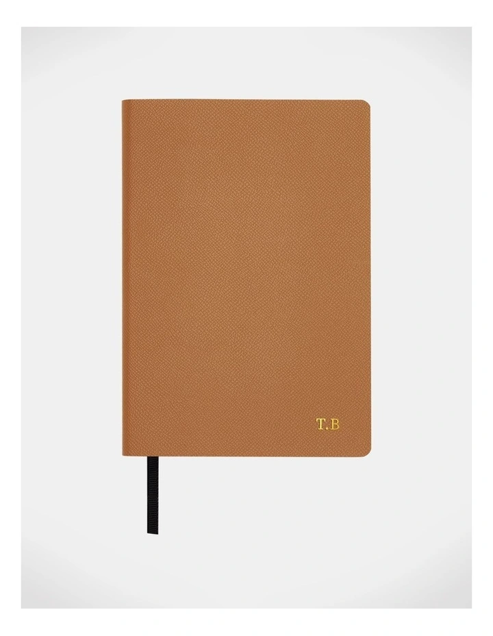 Personalised Essential A5 Notebook in Tan image 1