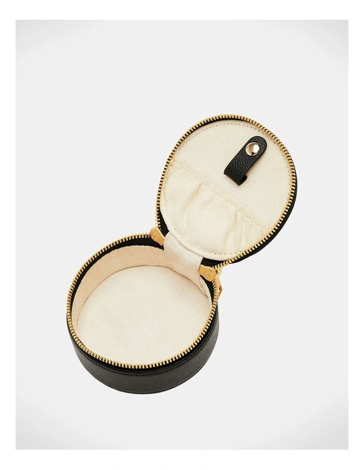 Personalised Essential Mini Jewellery Box in Black image 2