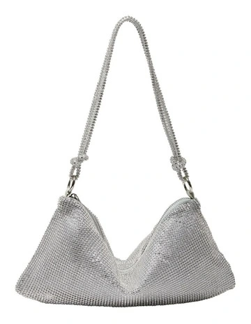 Bree Bag in Silver Mesh