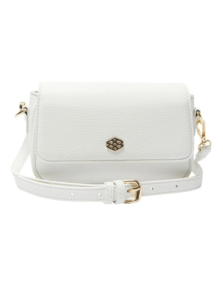 H-Jessie Crossbody Bag in White Pebble image 1